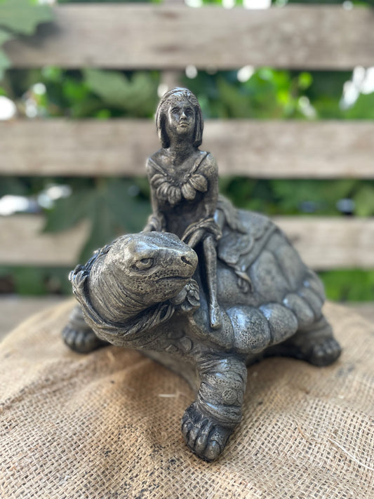 Pixie with Turtle